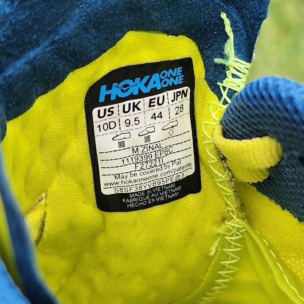 HOKA ZINAL - Mens Athletic Shoes - SIZE 10D - Picture 10 of 10